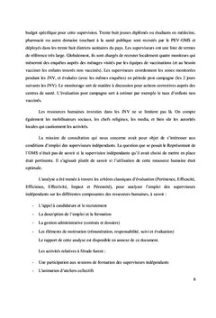 Le capital humain dans les projets de développement