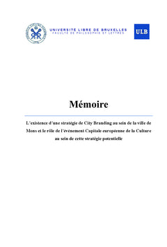 City Branding et Culture: