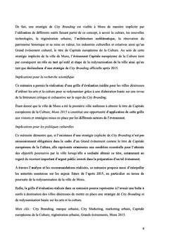 City Branding et Culture: