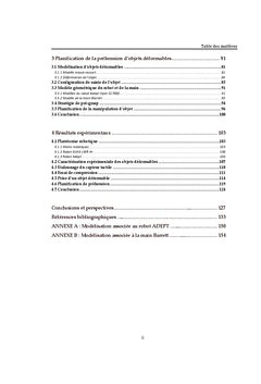 Strategie de prise pour la manipulation d'objets deformables