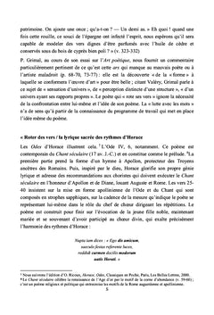 Ecritures au travail: Cicéron, Horace, Catulle, Ovide