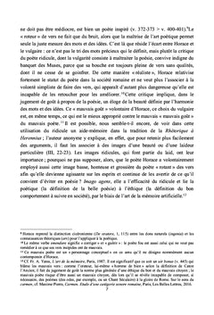 Ecritures au travail: Cicéron, Horace, Catulle, Ovide