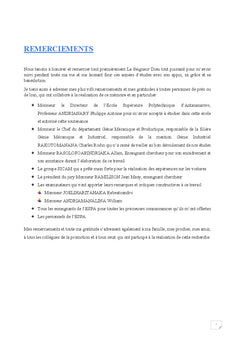 Contribution aux traitements des problemes lies A l'usage du eGR