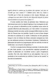 L'invisibilite sociale dans la societe contemporaine