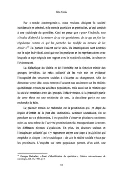 L'invisibilite sociale dans la societe contemporaine