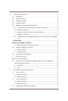 Utilisation de sel de fer comme coagulant-floculant