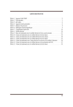 Utilisation de sel de fer comme coagulant-floculant