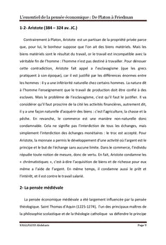 L'essentiel de la pensee economique: De Platon A Friedman