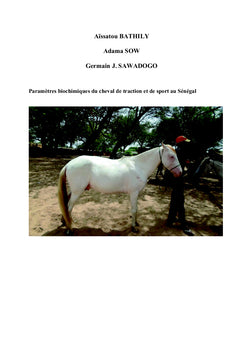 Paramètres biochimiques du cheval de traction et de sport au Sénégal