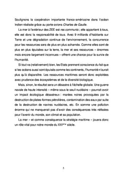 Reflexions sur la strategie maritime