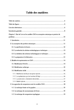 Outils de comparaison de modeles CAO base sur la vectorisation