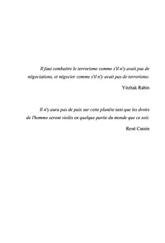 Le contre-terrorisme et les droits de l'homme