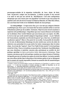 Recit poetique et quete mystique