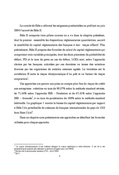 Risque de credit: exigences prudentielles