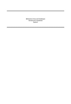 Methodes d'Analyse Numerique