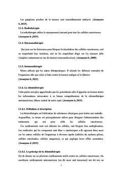 Les effets secondaires de la chimiothérapie