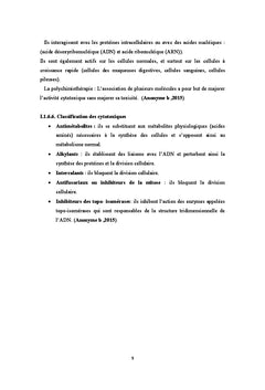 Les effets secondaires de la chimiothérapie