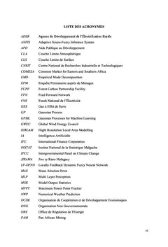 Outils de prévision de la vitesse du vent
