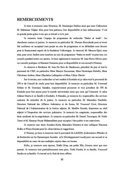 La profession de magistrat au Mali