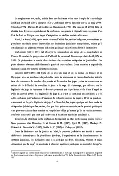 La profession de magistrat au Mali