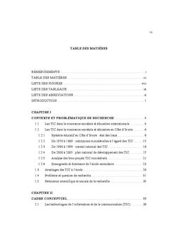 Technologies educatives dans des ecoles secondaires en cote d'Ivoire