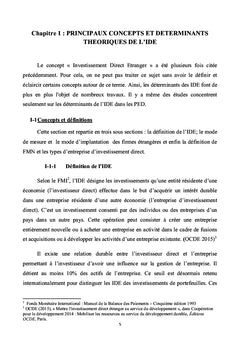 L'incidence de l'IDe en agriculture sur l'economie malagasy
