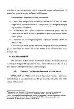L'incidence de l'IDe en agriculture sur l'economie malagasy