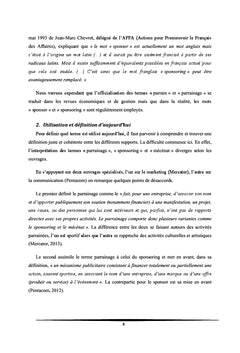 Déterminants pour une entreprise à sponsoriser un événement sportif