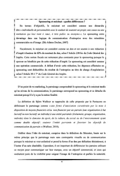 Déterminants pour une entreprise à sponsoriser un événement sportif