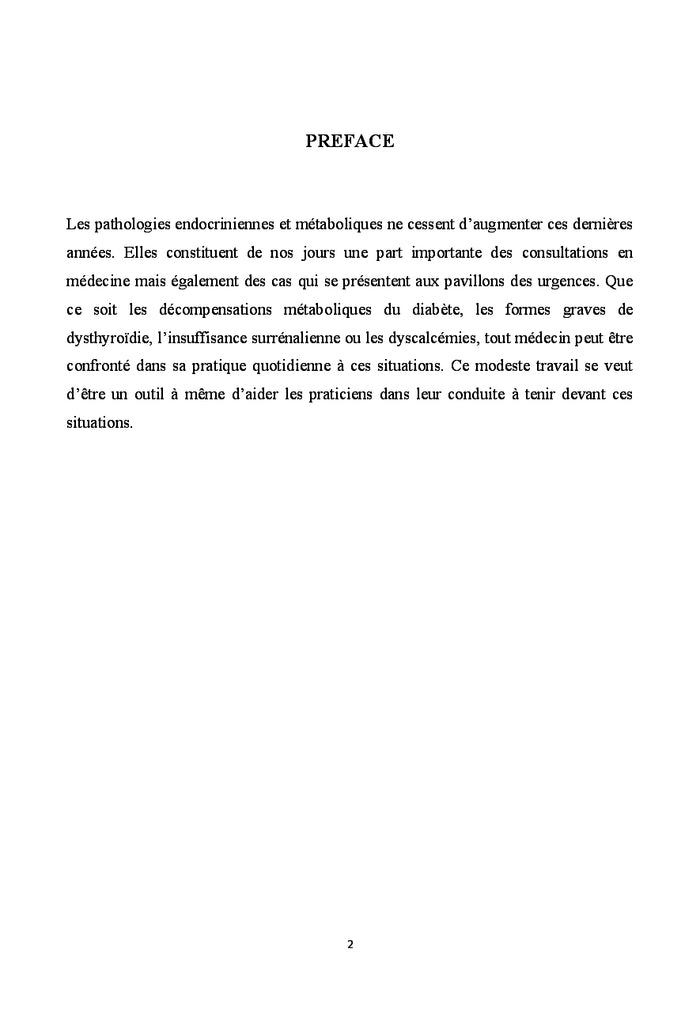 Les Urgences en endocrinologie