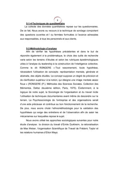 Contribution du Leadership A la performance organisationnelle