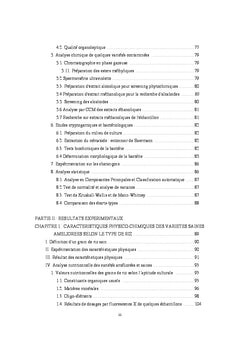 Impacts negatifs sur la qualite du grain de riz