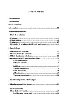Etude des cellulases chez une bacterie isolee d'ecorce de l'olivier