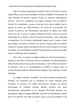 Décentralisation, finance et développement