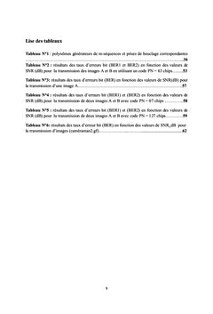 Transmission d'images dans les systemes de communication CDMA