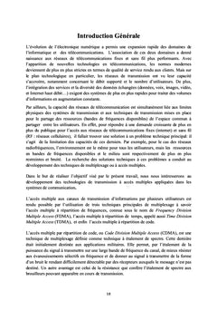 Transmission d'images dans les systemes de communication CDMA