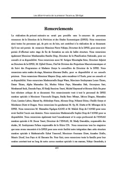 Les déterminants de la pression fiscale au Sénégal