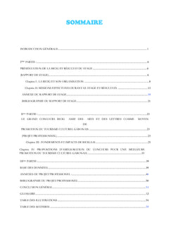 La contribution de la BICIG dans le developpement du tourisme culturel