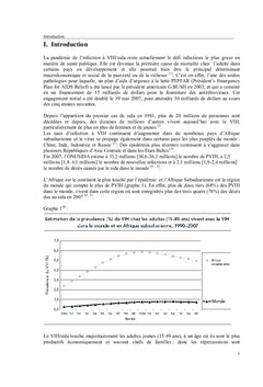 Tendance evolutive de l'infection A VIH/SIDA
