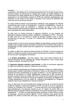 Tendance evolutive de l'infection A VIH/SIDA
