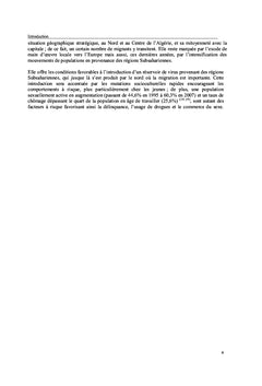 Tendance evolutive de l'infection A VIH/SIDA
