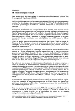Tendance evolutive de l'infection A VIH/SIDA