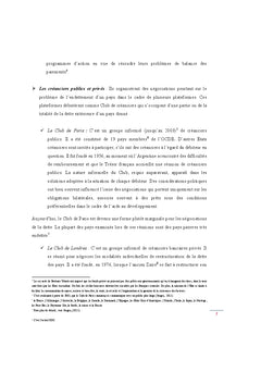 Dette extérieure, croissance économique et crises
