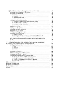 Etude geotechnique et d'impact sur gisement de production de Ballast