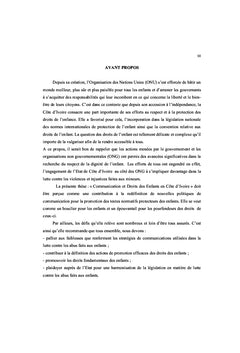 Communication et Droits des Enfants en Côte d'Ivoire