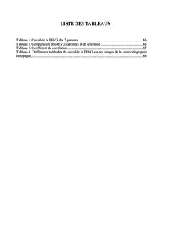 Fraction d'ejection ventriculaire gauche
