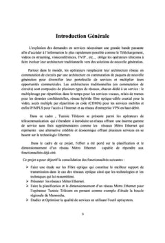Planification et dimensionnement d'un réseau Métro Ethernet