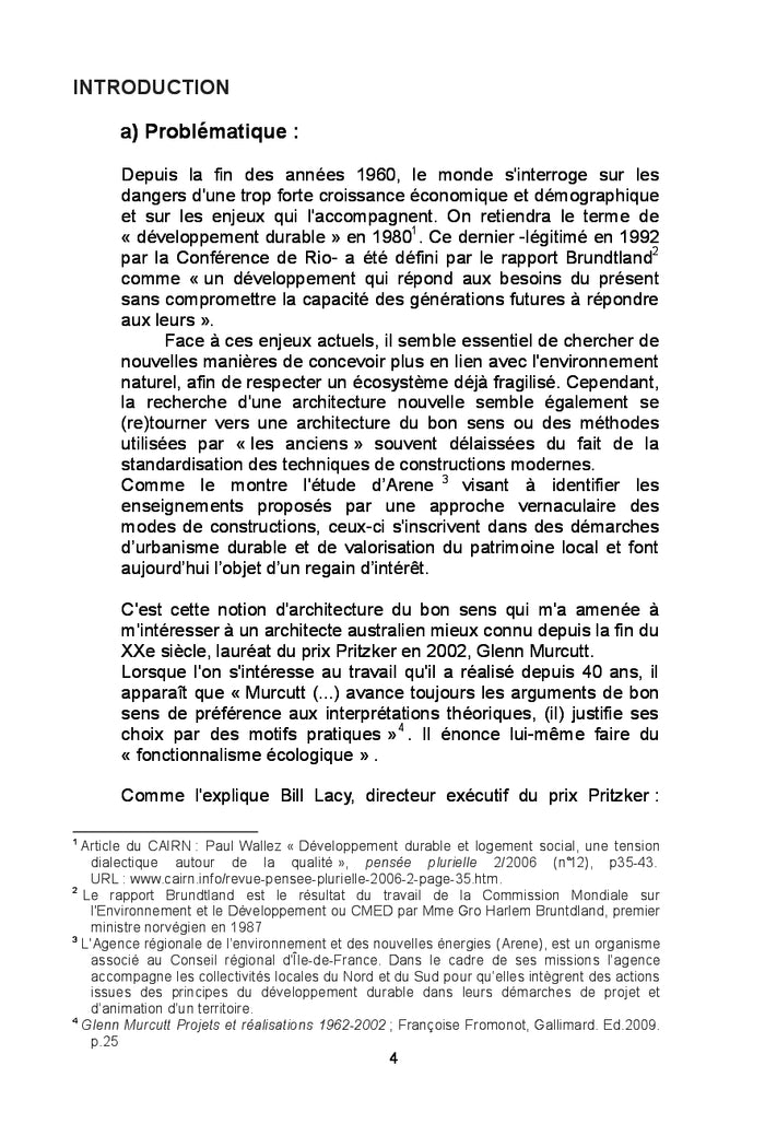 Glenn Murcutt, vers une architecture durable