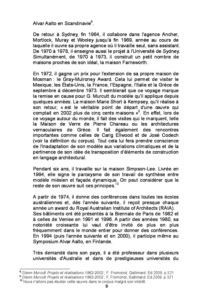 Glenn Murcutt, vers une architecture durable