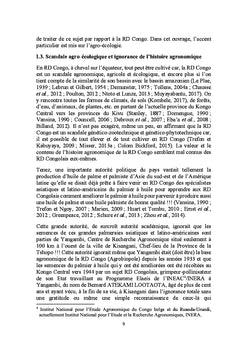 L'homme congolais et les interactions climat-sol-végétation